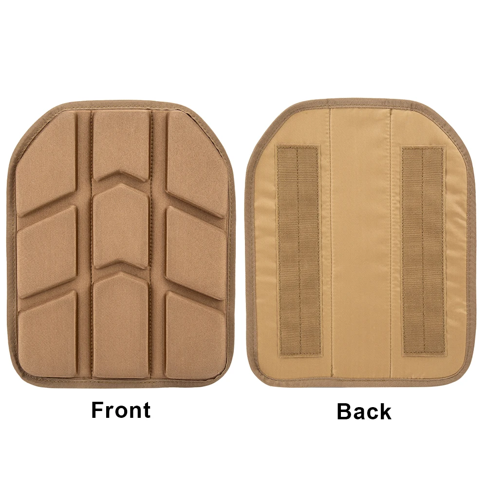 Placas de chaleco EVA, almohadillas de choque de 26x33cm, almohadillas de cojín moldeadas extraíbles para juego de Paintball, almohadilla portadora de placa, 2 uds. - imagen 3