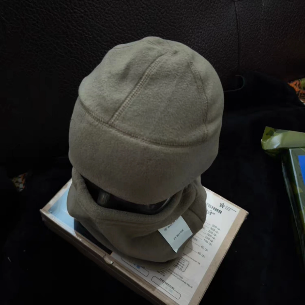 Gorros de lana cálidos para exteriores de invierno ruso VKBO, bufandas y mascarillas faciales - imagen 5