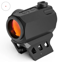 Mira punto rojo MOA compacta bajo perfil para rifle, telescópica