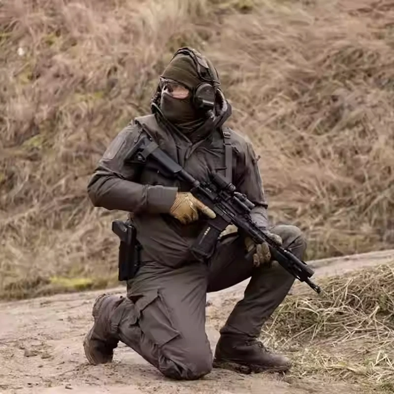 Traje de asalto táctico de cáscara dura PRG al aire libre a prueba de viento, impermeable y transpirable - imagen 2