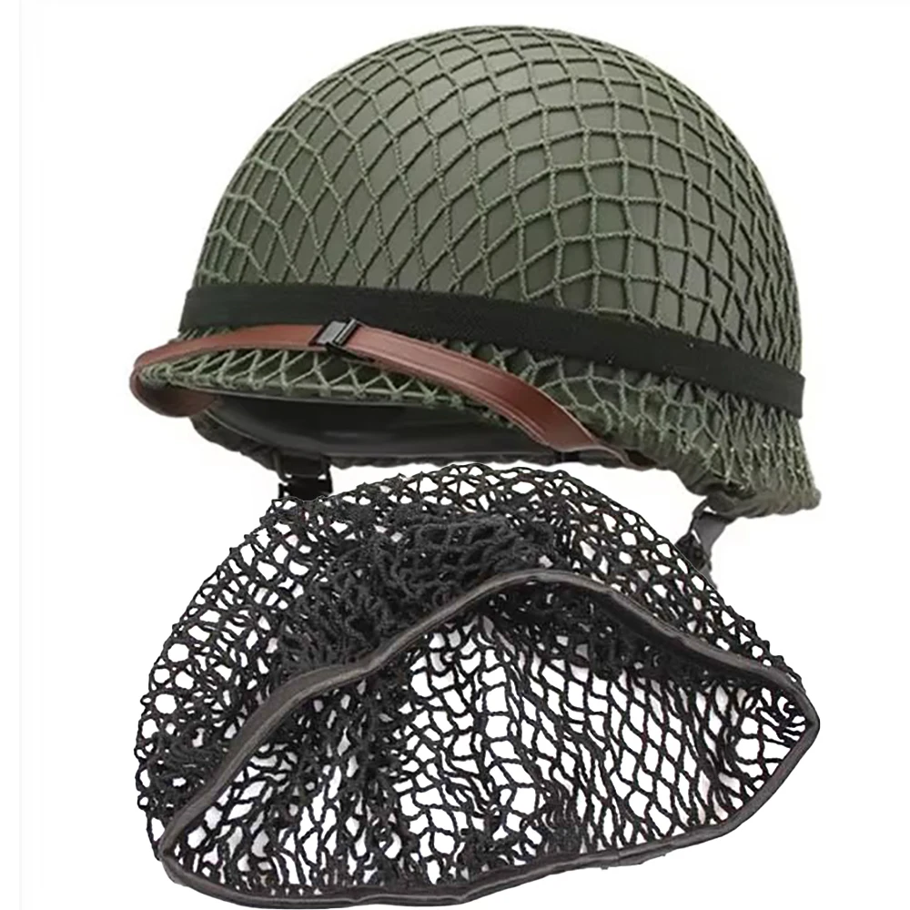 Casco táctico de nailon negro, verde militar, camuflaje, cubierta de malla densa para M1 M35 M88 MK1 MK2 GK80, accesorio para casco