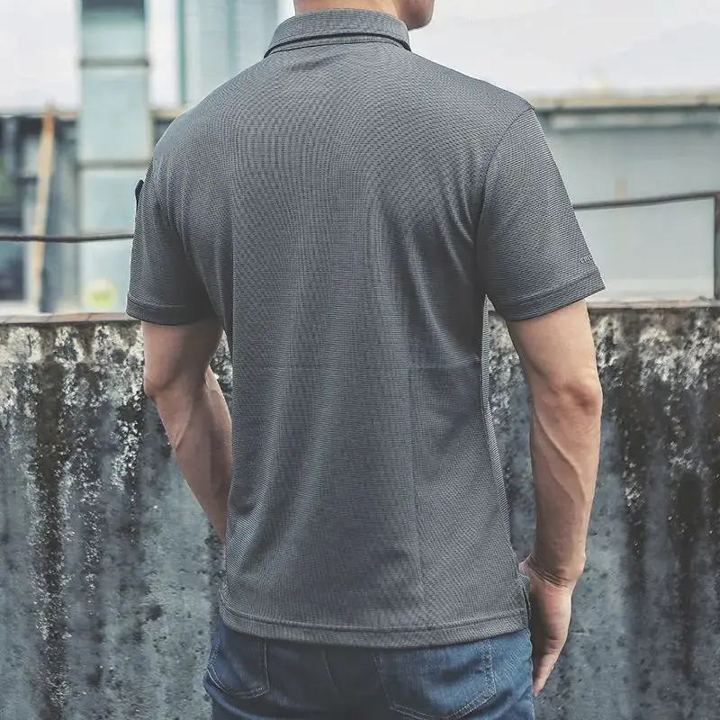 Emersongear-Polo con etiqueta azul para hombre, camiseta táctica de secado rápido, deportes informales al aire libre, caza, ciclismo, senderismo, Tops para acampar - imagen 4