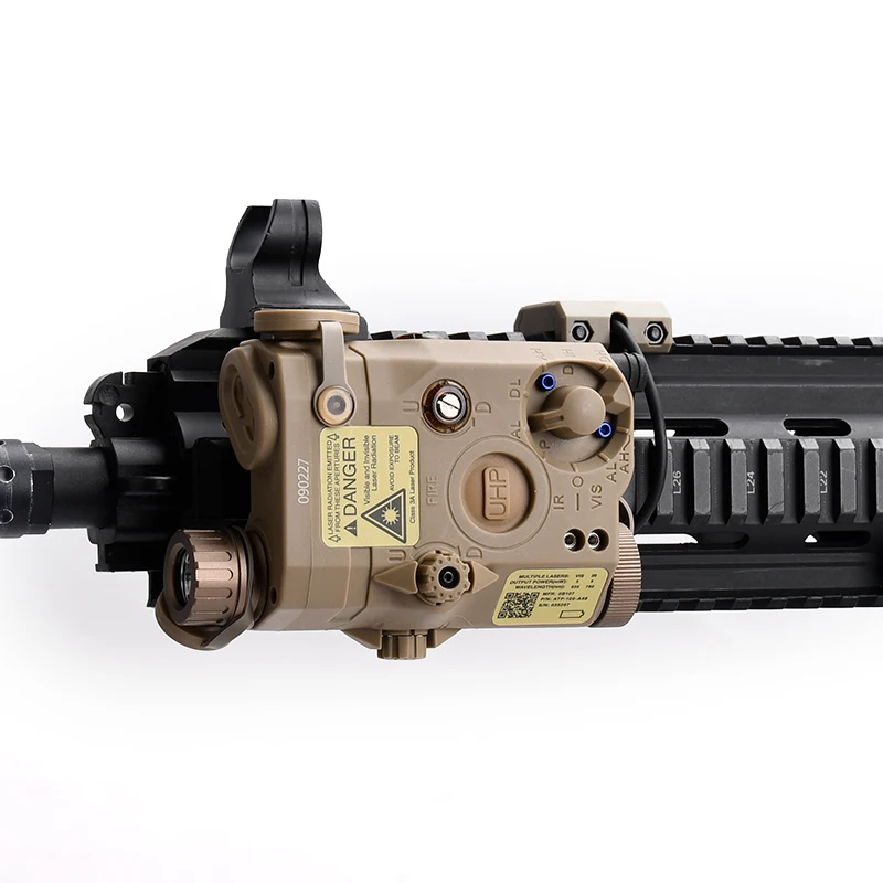 LA5-C AN/PEQ-15 iluminador láser táctico rojo M-LOK Picatinny - imagen 3