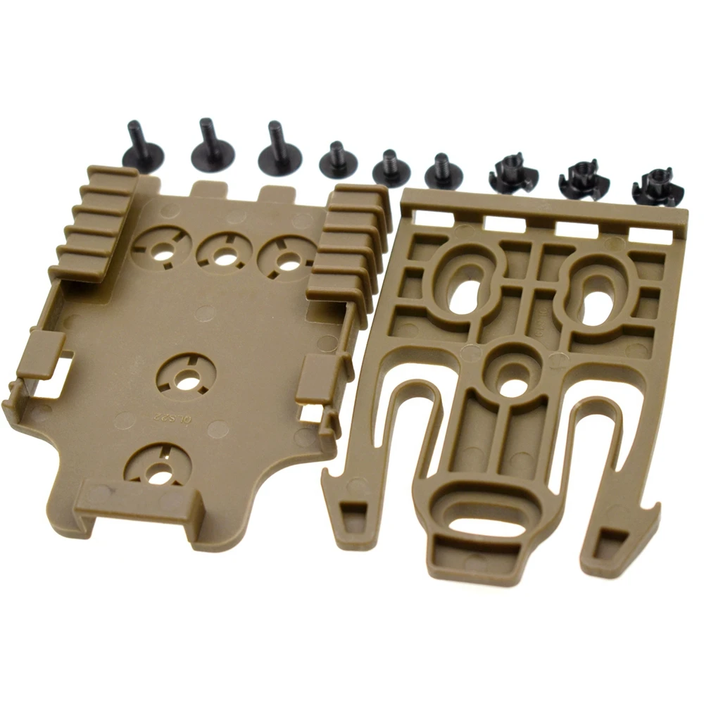 Accesorios para pistolera, Kit individual QLS19, horquilla de bloqueo de funda de alta resistencia/placa receptora QLSS 22 para adaptador de fijación de funda de pistola - imagen 4