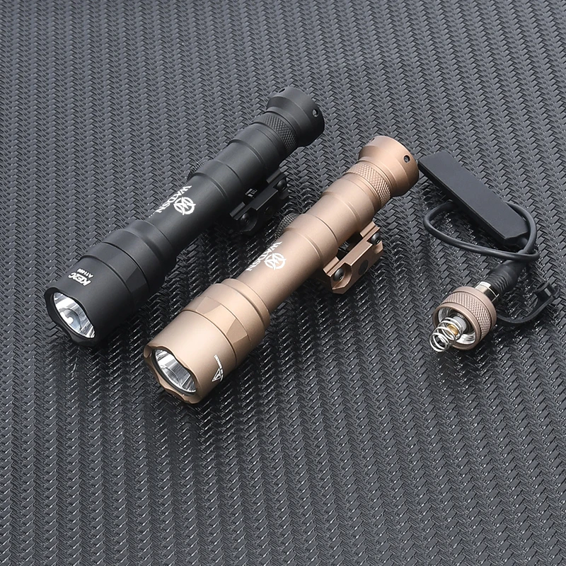 Linterna táctica M600 M600U WADSN, interruptor de presión de cubierta trasera de luz blanca de 600 lúmenes, compatible con riel de 20mm, accesorio para caza y Airsoft - imagen 3