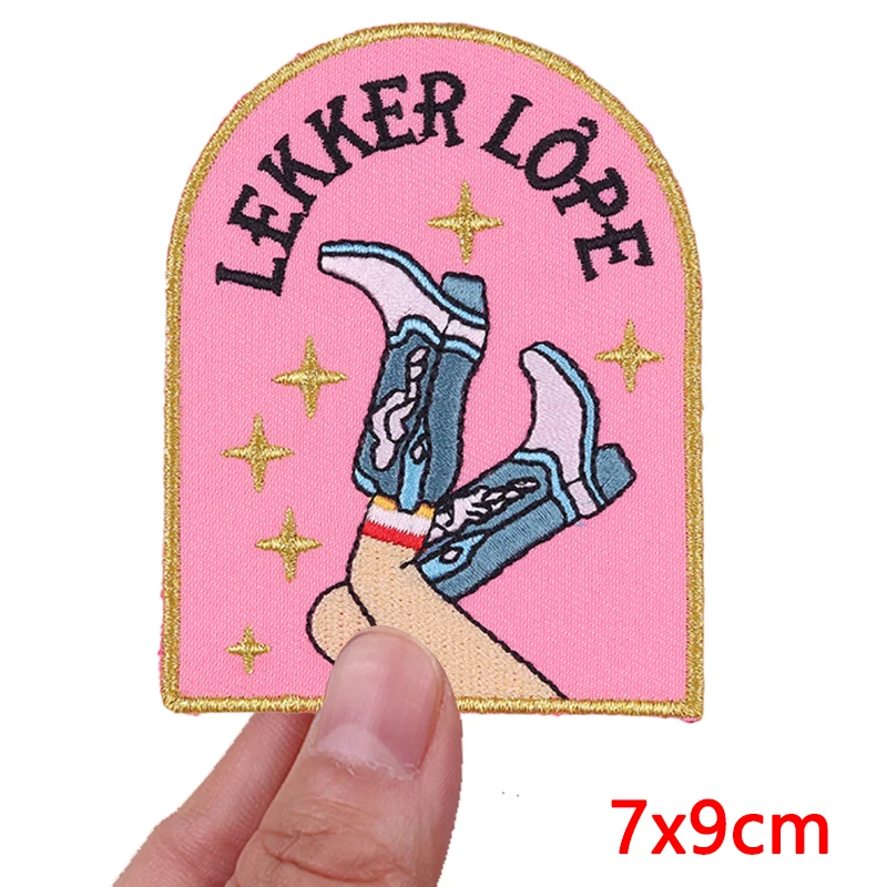 Nueva serie rosa DIY, emblema de Oeteldonk de País de tierras, parches bordados, parches para planchar para ropa, parche de rana de Carnaval de País de tierras - imagen 5