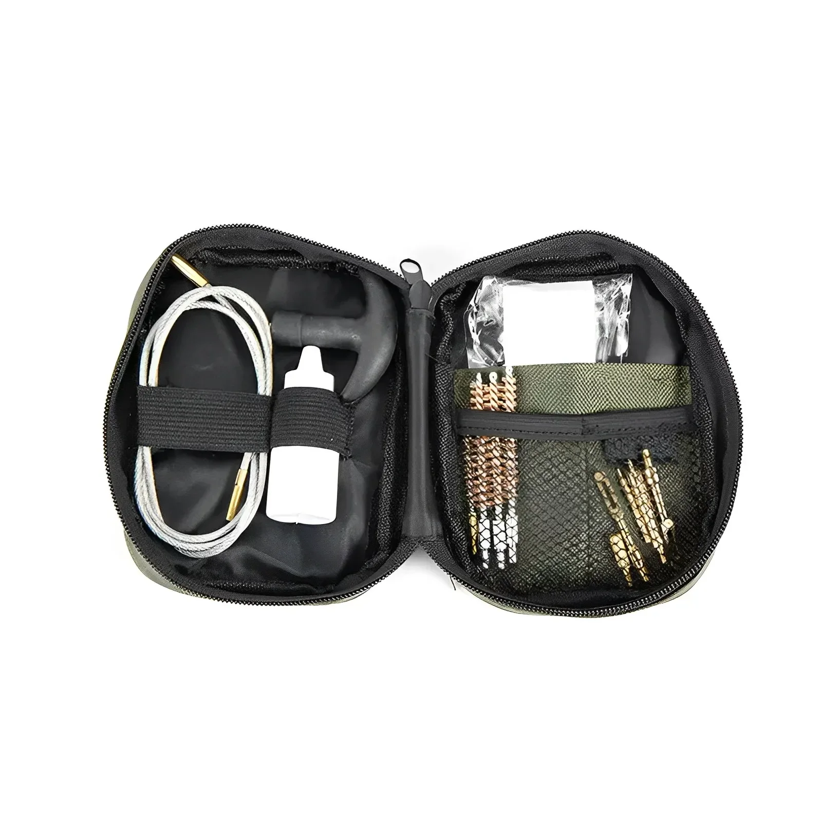 Juego de cepillos de limpieza, Kit de limpieza de pistola y limpiador, juego de cepillos de nailon de 9mm, bolsa portátil, herramienta para exteriores - imagen 5