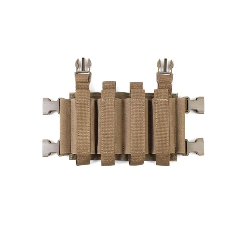 PEW-bolsas para revistas tácticas MOLLE Quad, cartel LV119 MK3 MK4 JPC2.0, aparejo de pecho para deportes al aire libre, accesorios Airsoft - imagen 5