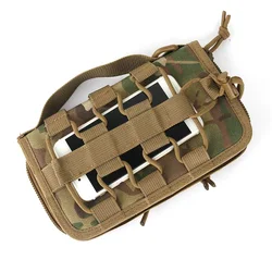 Cartera de mano táctica MOLLE EDC para caza, acampada y aire libre