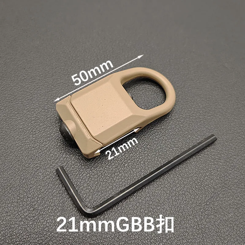 GBB-eslinga QD táctica de liberación rápida, montaje de alcance giratorio, accesorio de caza apto para riel de 20mm, adaptador de fijación QD - imagen 5