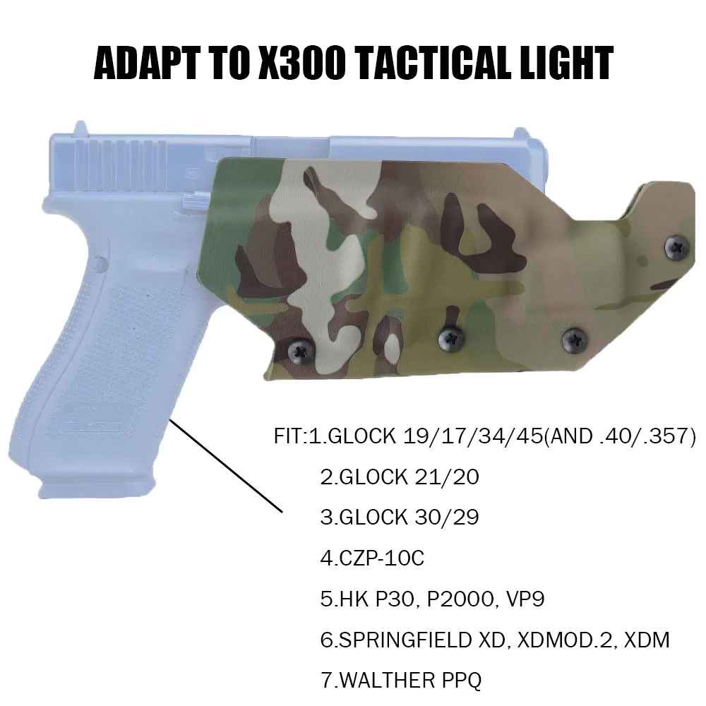 Glock funda Kydex táctica oculta 17 19 20 45 21 - imagen 5