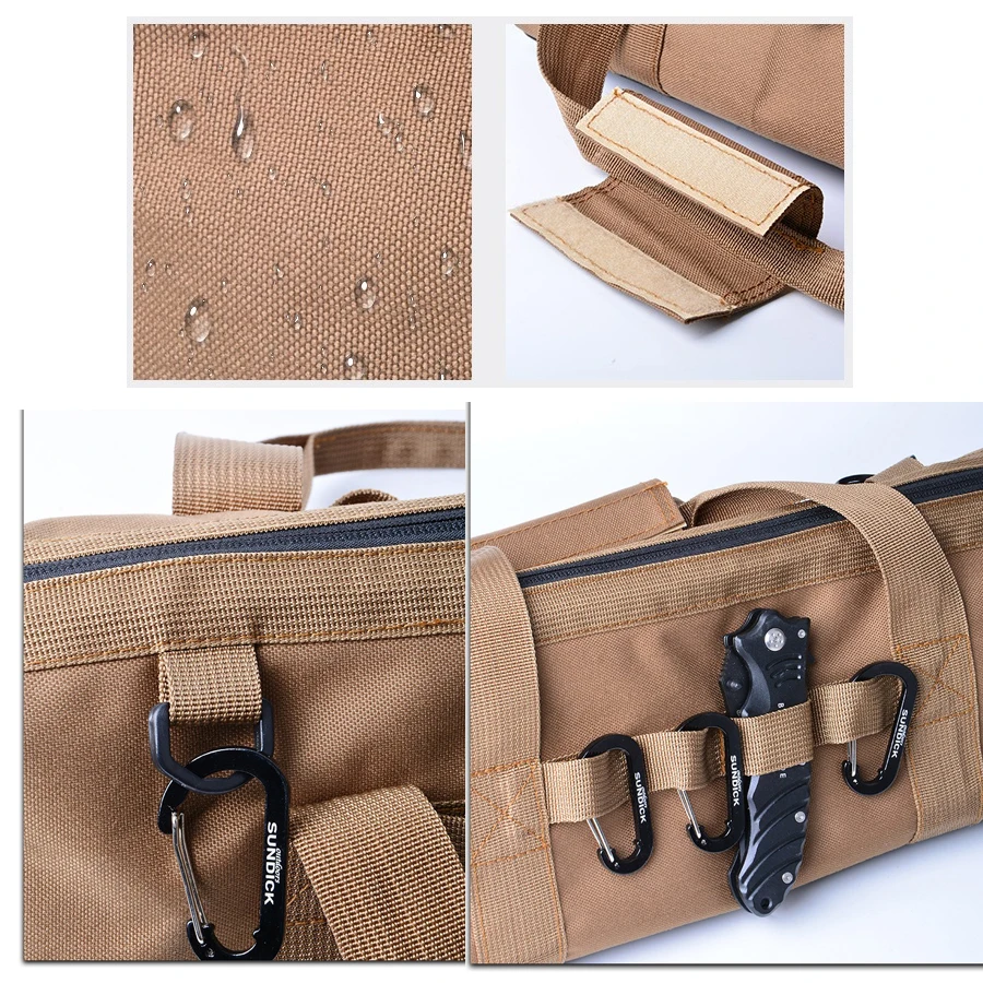 Bolsa de almacenamiento de clasificación de accesorios para tienda de campaña al aire libre 1000D, herramientas para tienda de campaña, accesorios para tienda, bolso con martillo para clavos para acampar - imagen 4