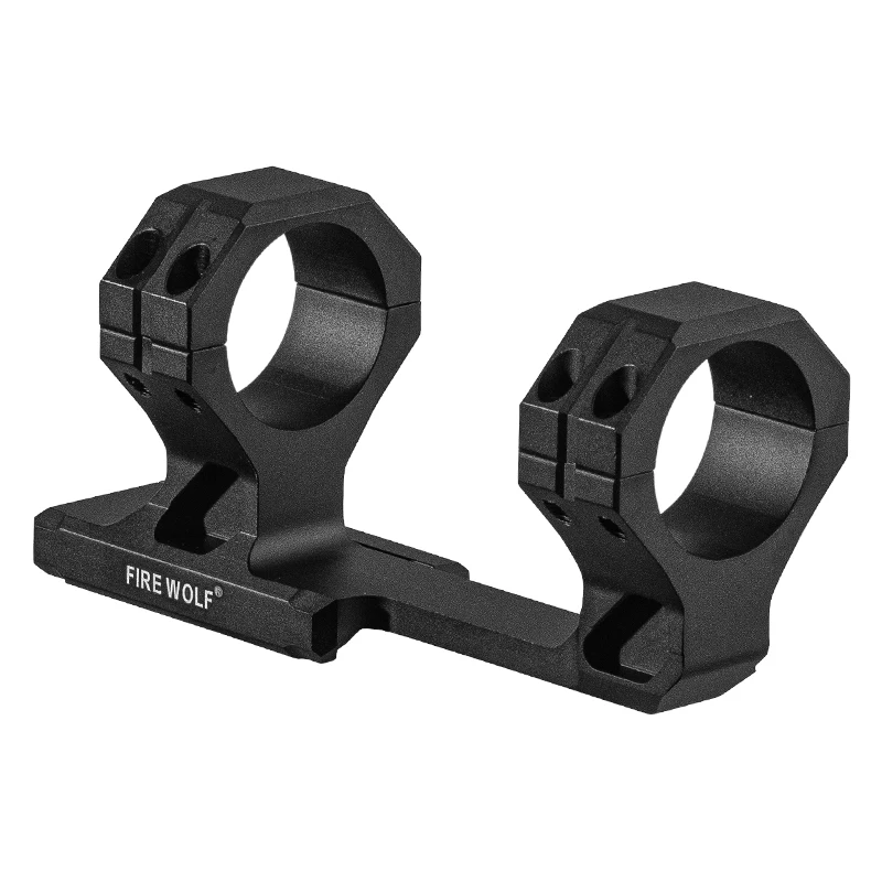 FIRE WOLF 7075 Anillo de montaje de alcance de aleación de aluminio 30 mm de alto caza Airsoft doble abrazadera táctica de metal se adapta a riel de cola de milano de 20 mm - imagen 3
