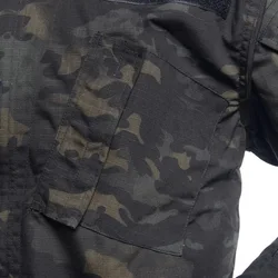 CP Conjunto Uniforme Negro Multicam Táctico Hombre Deportivo