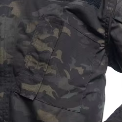 CP Conjunto Uniforme Negro Multicam Táctico Hombre Deportivo