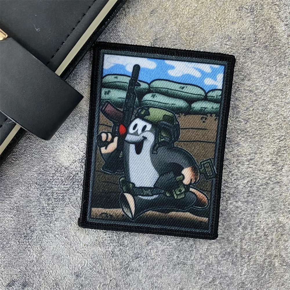 Parches de insignia de moral táctica de operador Mole Krtek, estampado militar del ejército, gancho y lazo, brazalete, mochila, sombrero, accesorios, pegatinas - imagen 3