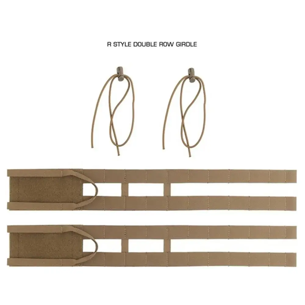 Chaleco táctico con faja de doble fila serie R, faja esquelética de 2 bandas, sello de cintura Molle para JPC, AVS y SPC - imagen 2