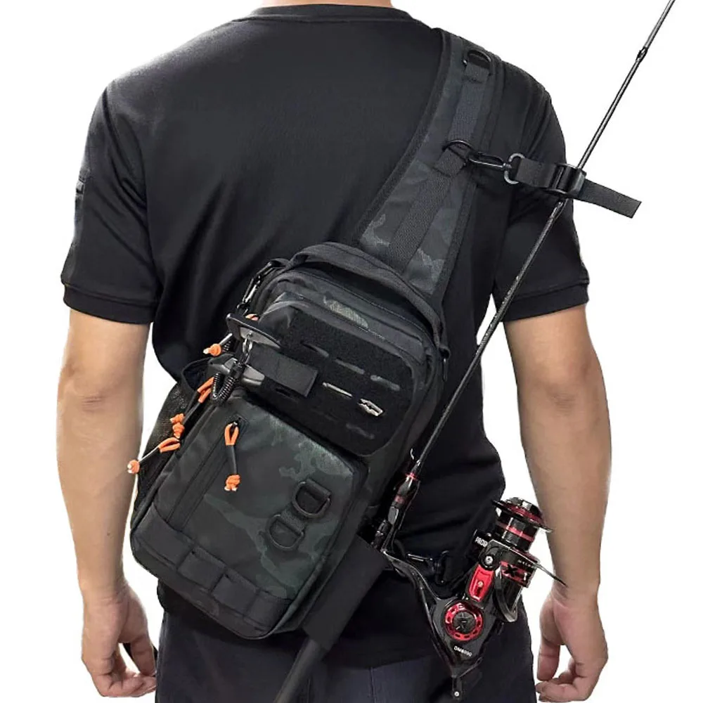 Bolsa táctica de pecho ripstop para senderismo, ciclismo y aire libre - imagen 2