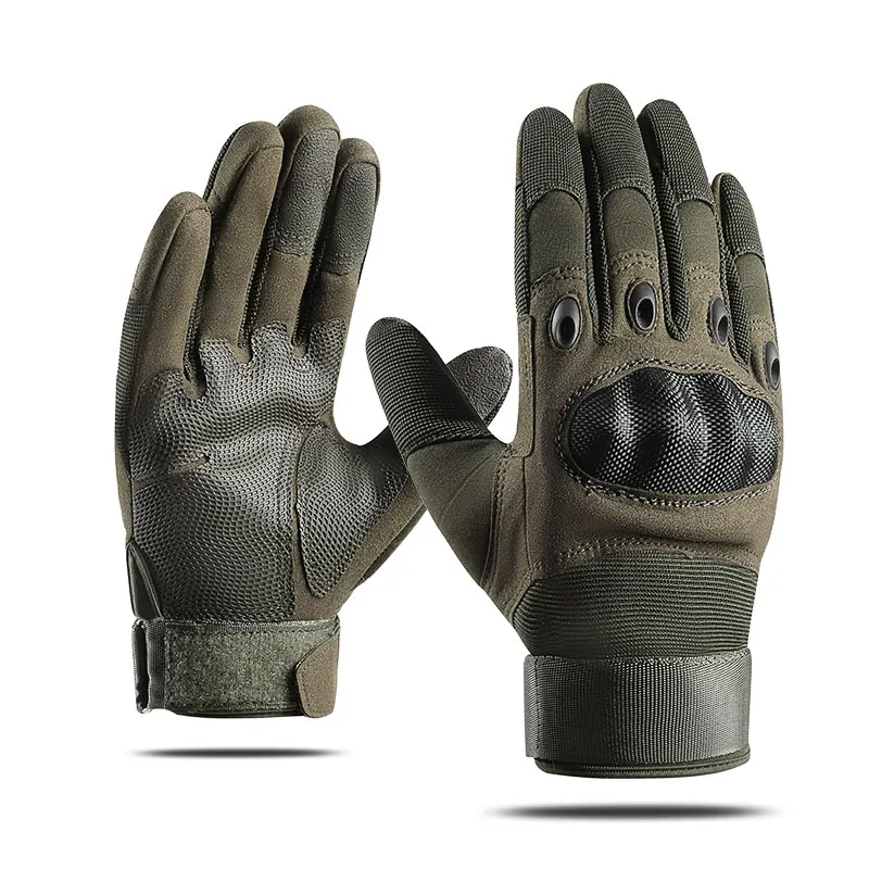 Guantes tácticos Airsoft para hombre, manoplas de nailon para pantalla táctil, para exteriores, Camping, escalada, senderismo y caza