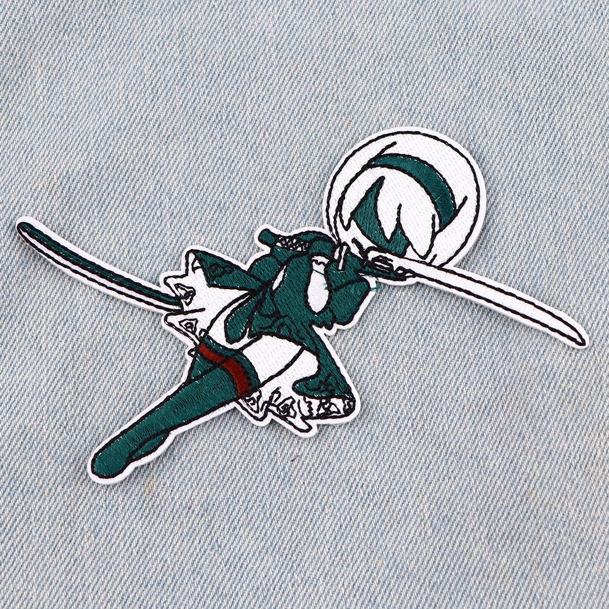 Parches para ropa 2B, juego de Anime, parches bordados Diy para planchar para ropa, insignias para chaqueta, pegatinas de costura, apliques, parches Punk - imagen 4