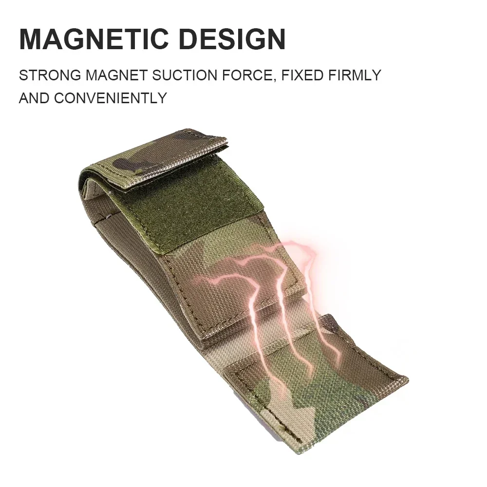 Correa de sentinela magnética táctica, eslinga para Rifle, organizador de banda de retención, imanes fuertes, retenedor de eslinga para caza, 2 pulgadas - imagen 5