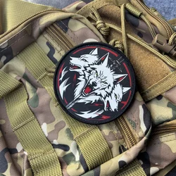 Parche táctico tres cabezas de lobo – Insignia moral militar