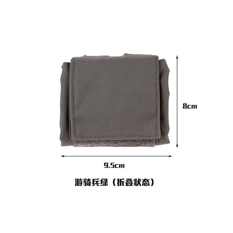 Mini bolsa plegable para exteriores, bolsa táctica ROLL-UP Molle, bolsa de almacenamiento - imagen 5