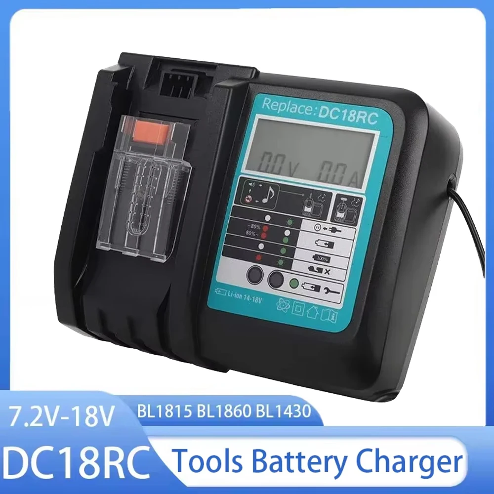 Makita DC18RC cargador recargable baterías Li-ion 14.4/18V