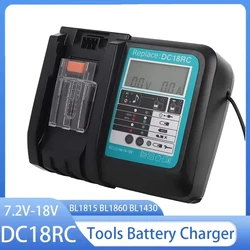 Makita DC18RC cargador recargable baterías Li-ion 14.4/18V
