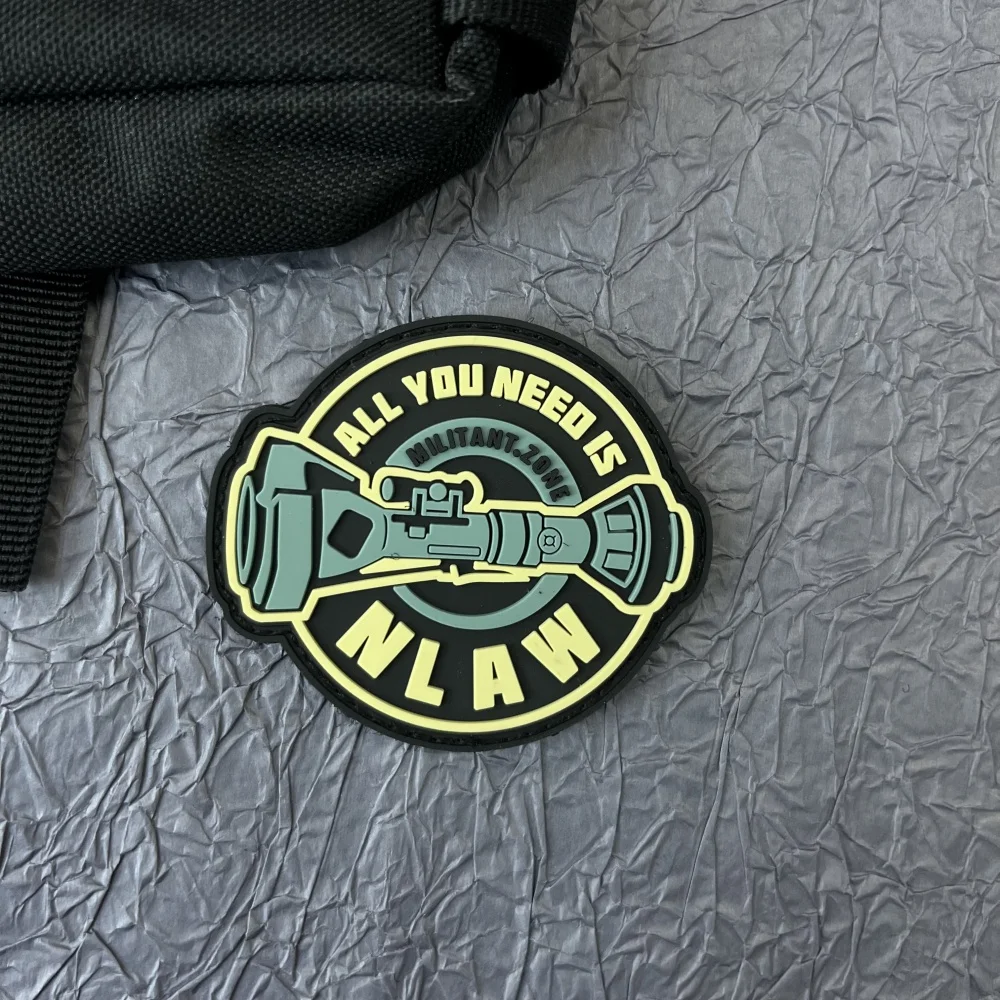 "Todo lo que necesitas es Nlaw" parche militar 3D, parches de mochila táctica de Pvc en la ropa, pegatinas de gancho y bucle, apliques para ropa - imagen 2