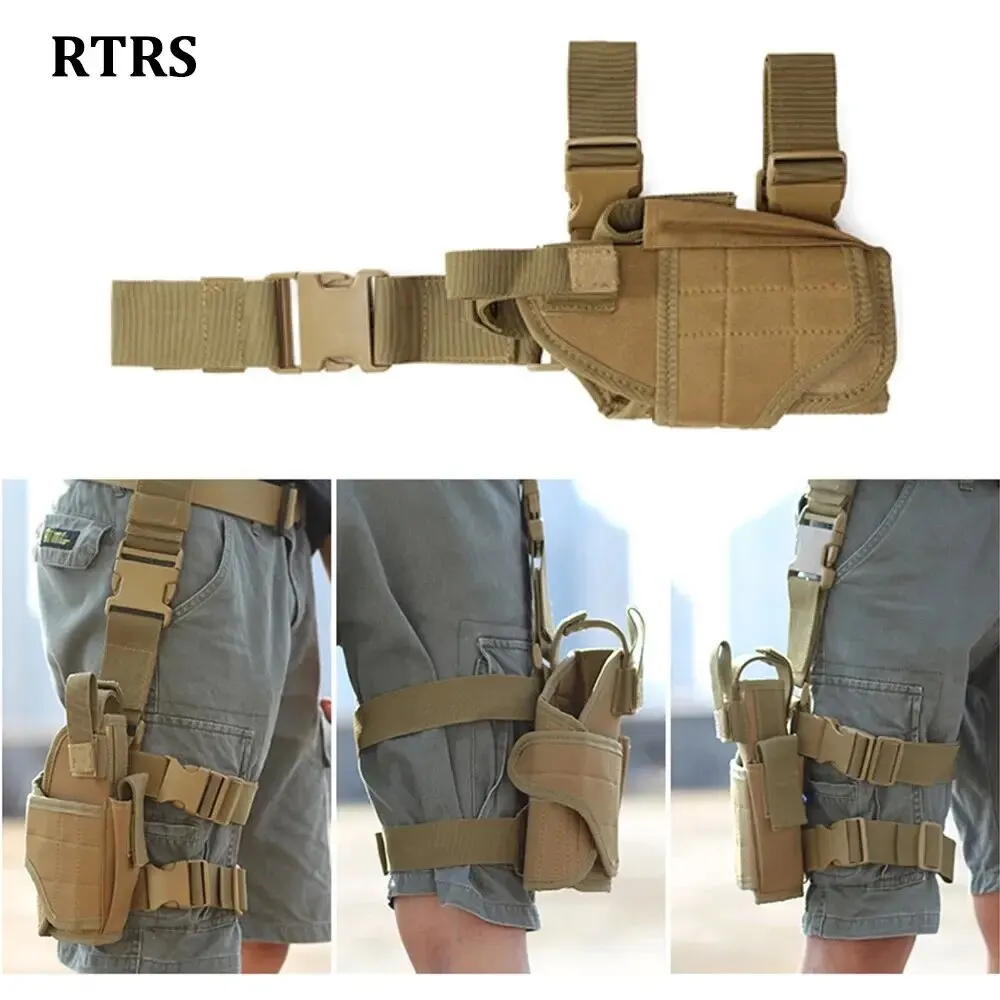 Funda Universal para pistola de muslo, accesorios de caza, funda para pistola Glock Beretta - imagen 2