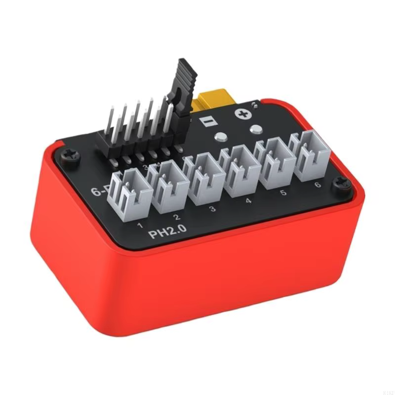 Cargador concentrador de batería con conectores BT2.0 y PH2.0 - imagen 5
