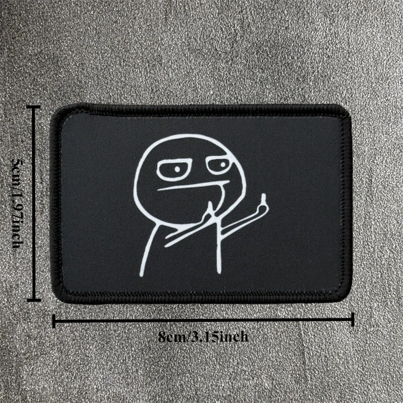 Parche estampado militar táctico para brazalete, insignia de moral, parches con gancho, accesorios para mochila, pegatinas - imagen 4