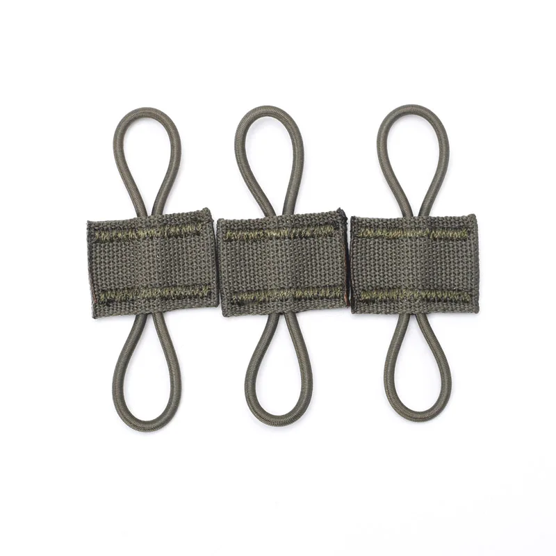 Hebilla de cinta elástica táctica MOLLE, retenedor de encuadernación para antena, palo, tubo, bridas tácticas desechables, hebilla - imagen 4