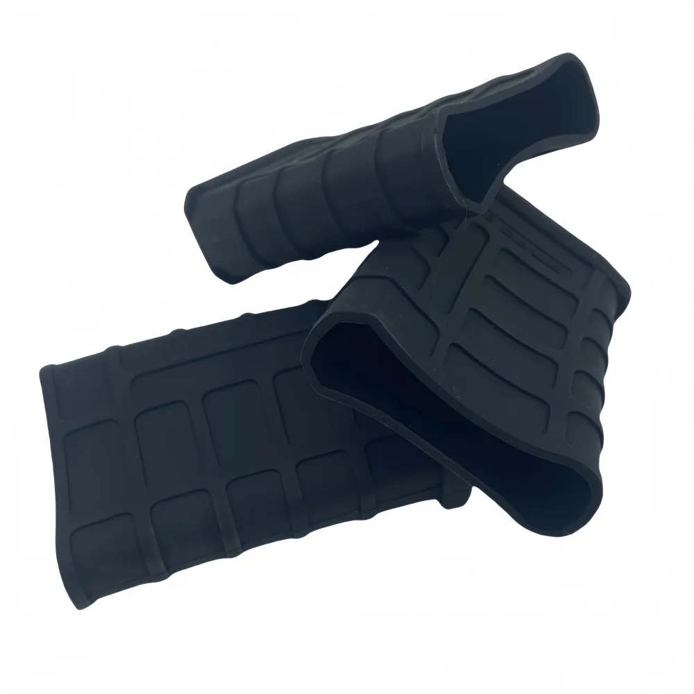 Funda de goma táctica M4/M16 para revista rápida, funda para bolsa Mag 5,56, funda antideslizante de goma, cartucho para pistola Airsoft, accesorios de caza - imagen 3