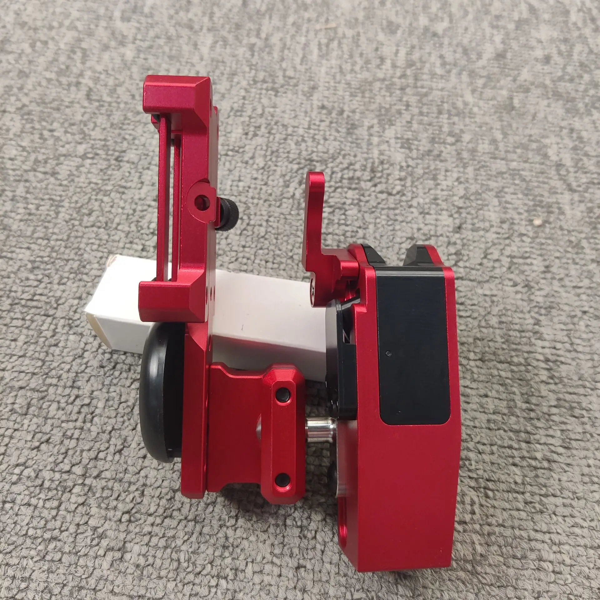 Funda de carrera de aluminio CNC IPSC construida en aluminio modelo 015 funda de competición superior abierta liberación de extracción rápida ajustable - imagen 2