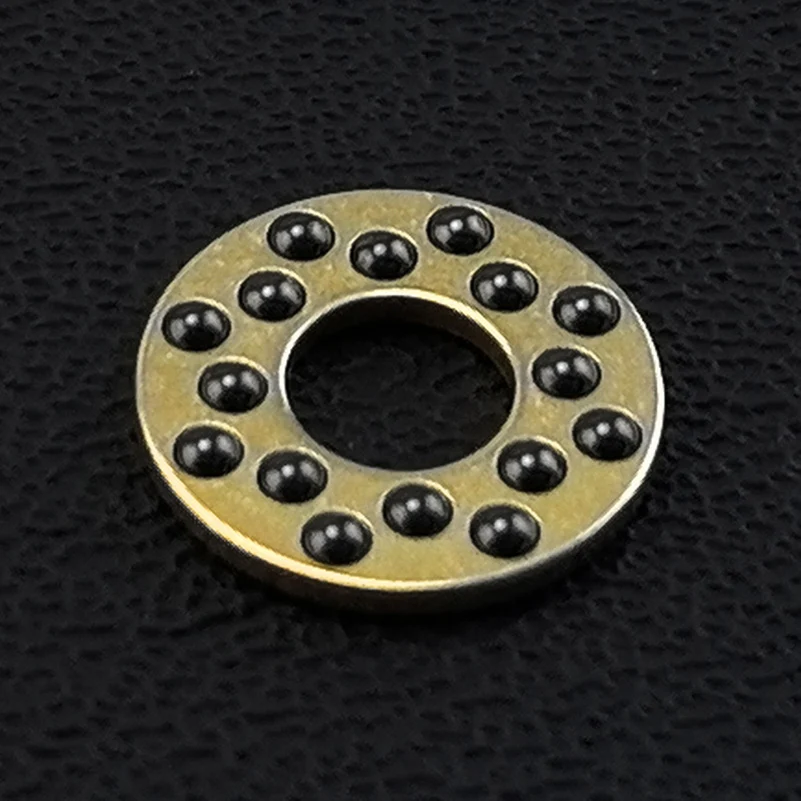 Cuchillo plegable con marco de latón personalizado, aleta de bola de cerámica, arandelas de rodamientos de apertura rápida para cuchillos Sanrenmu 812, accesorios de fabricación DIY - imagen 4