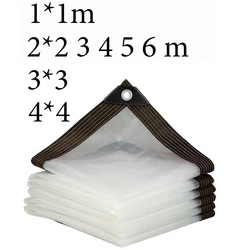Lona impermeable transparente con protección UV para exterior