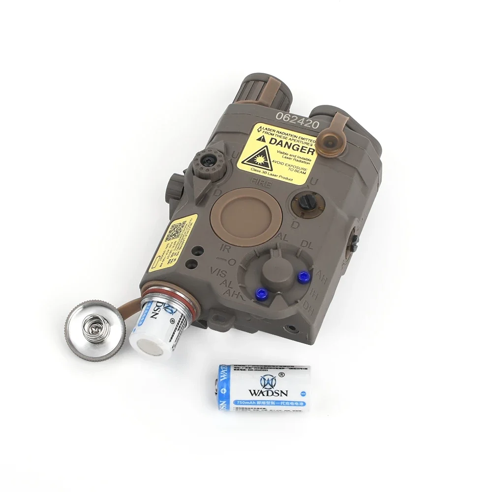 PEQ 15-mira de punto rojo con puntero láser, luz verde IR blanca, luz LED táctica para arma de caza, luz Scout, PEQ, DBAL, Airsoft, accesorios - imagen 5