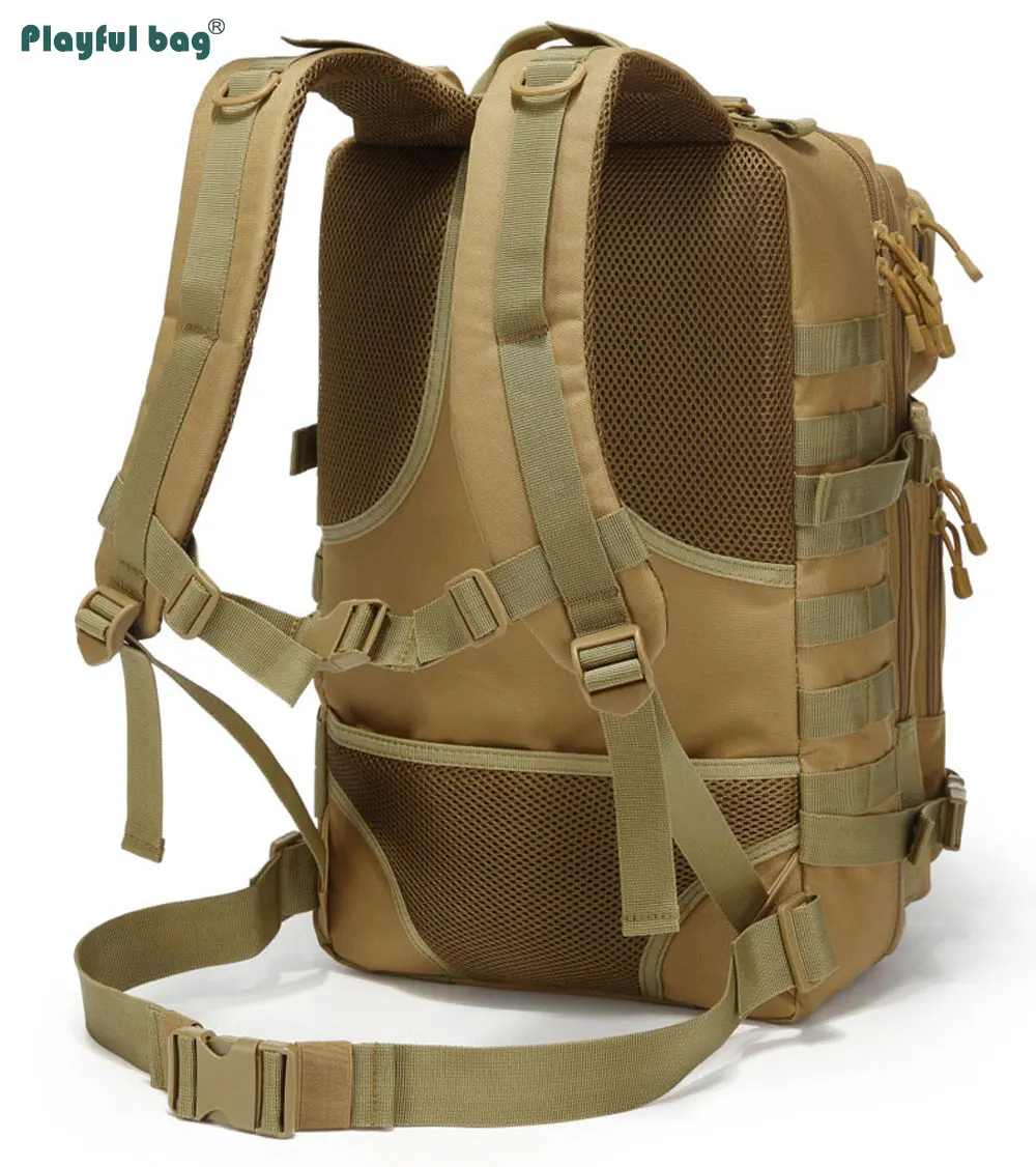 Mochila de senderismo táctica de camuflaje 3P, bolsa de Montañismo al aire libre, Camping, multifuncional, gran capacidad, AVA271 - imagen 5