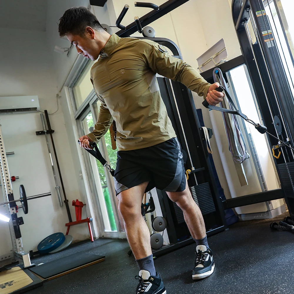 Emersongear-Camiseta de manga larga con etiqueta azul "Apocalypse", Polo, camisetas diarias, camiseta para senderismo, Deportes de caza al aire libre EMB9630