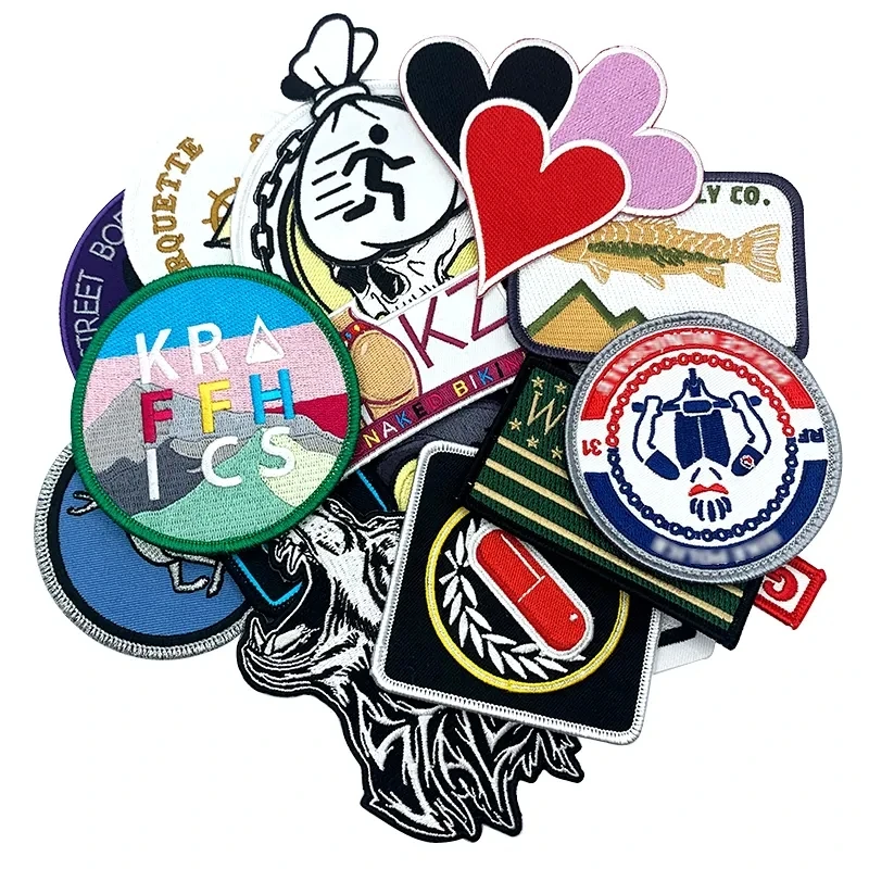 Parches bordados personalizados para accesorios personalizados, diseño de logotipo personalizado, parche bordado para planchar en chaquetas, sombreros y bolsos - imagen 3