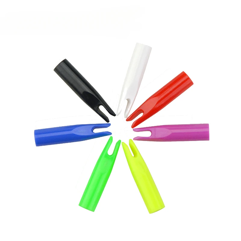 Flecha de plástico para tiro con arco, accesorio de caza, 60 piezas, od6 mm, madera de bambú - imagen 2