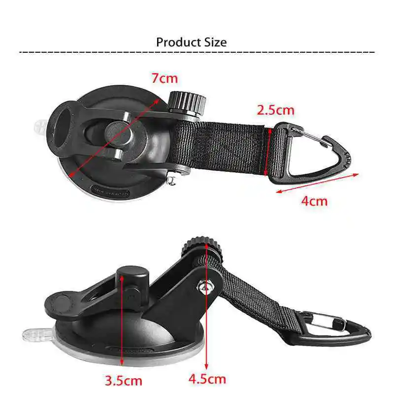 Gancho con ventosa para tienda de campaña, gancho de seguridad para exteriores, coche, acampada, lona, toldo, piscina, tienda de campaña, 1 piezas - imagen 3