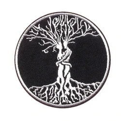 Parche moral táctico bordado árbol vida celta velcro mochila MOLLE