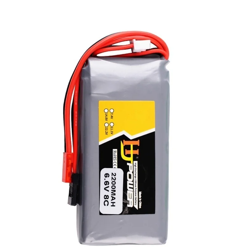 Batería Lipo de 6,6 V y 2200MAH para Futaba 14SG 18SZ 16SZ T8J transmisor helicóptero Li-Fe control remoto batería recargable de 6,6 V - imagen 2