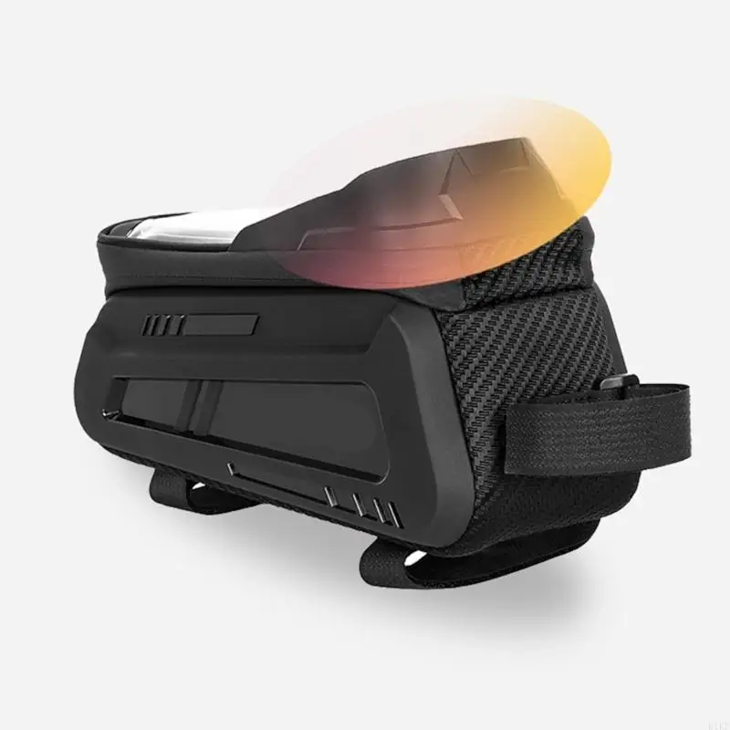 Soporte teléfono ciclismo a prueba ciclismo resistente agua Panel táctil Transparent Touch Bolsa bicicleta para - imagen 5