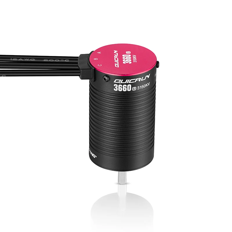 Nuevo 1 Uds HobbyWing QuicRun 3652/3660 SL G2 Motor impermeable sin escobillas adecuado para coche 1/10 RC - imagen 3