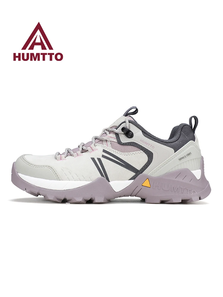 HUMTTO zapatos de senderismo al aire libre para hombre, deportes de invierno, zapatos de caza impermeables, botas tácticas de escalada, zapatos de trekking de cuero para mujer - imagen 3