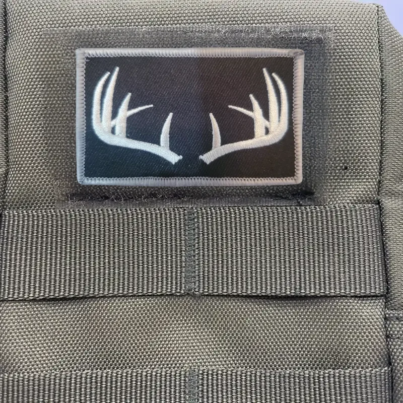 ANTLERS parche bordado táctico insignia de moral militar parches brazalete gancho y bucle mochila al aire libre sombrero accesorios pegatinas - imagen 2